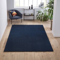 Ковер Мягкий из микрофибры с возможностью стирки в машине CIRILLO 120 x 170 см синий LA REDOUTE INTERIEURS  фото, kupilegko.ru